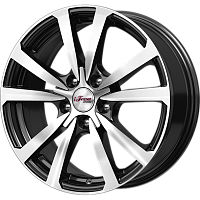Литые диски Бэнкс (КС645) 7.000xR17 5x114.3 DIA67.1 ET45 Блэк Джек для Suzuki Sx4 Classic