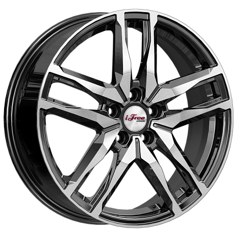 Бомбей (КС1075) 6.500xR18 5x108 DIA60.1 ET52 Блэк Джек Бомбей (КС1075) 6.500xR18 5x108 DIA60.1 ET52 Блэк Джек