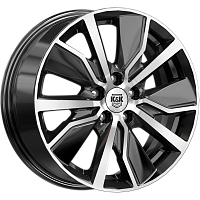 Литые диски Гамбит (КС961) 6.500xR16 5x114.3 DIA67.1 ET44 алмаз черный Литые диски Гамбит (КС961) 6.500xR16 5x114.3 DIA67.1 ET44 алмаз черный