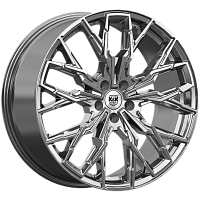 Литые диски Элерон (КС1168) 9.000xR20 5x112 DIA66.6 ET35 дарк платинум для Infiniti