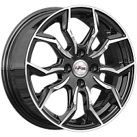 Литые диски Бохо (КС1037) 6.000xR15 4x100 DIA60.1 ET45 Блэк Джек для Suzuki Aerio