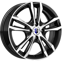 Литые диски Samara-оригинал (КС866) (КС866) 6.000xR16 4x100 DIA60.1 ET37 алмаз черный SK для Dacia Lodgy