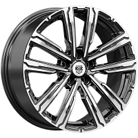 Литые диски Аламер (КС1216) 7.500xR18 5x110 DIA65.1 ET37 алмаз черный