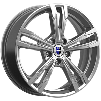 Литые диски Karrera Light (КС935) 7.000xR18 5x112 DIA57.1 ET43 дарк платинум для Volkswagen Caddy Kasten