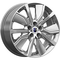Литые диски Гамбит (КС961) 6.500xR16 5x114.3 DIA66.1 ET40 дарк платинум для Nissan Qashqai + 2