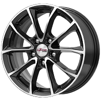 Литые диски Джет (КС914) 6.500xR16 5x108 DIA63.35 ET50 Блэк Джек