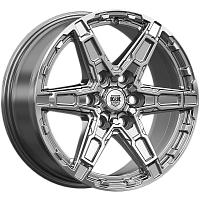 Литые диски Дистрикт (КС1159) 8.000xR18 6x139.7 DIA106.1 ET25 дарк платинум для Changan