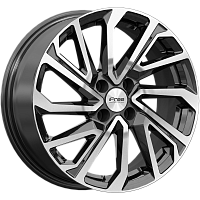 Литые диски Неом (Lada Iskra) (КС1172) 6.500xR16 4x100 DIA60.1 ET45 алмаз черный для Lada Vesta Sw