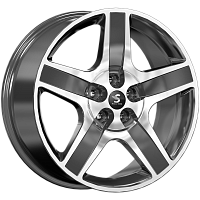 Литые диски КР008 (20_Ford Mustang) (КР008) 8.500xR20 5x114.3 DIA70.6 ET42.5 Diamond Black Gris для Ford Mustang