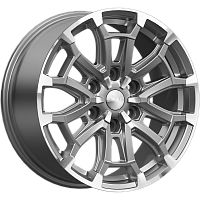 Литые диски АВИЛИС (КЛ374) 8.000xR18 6x139.7 DIA106.1 ET25 алмаз графит для Sollers