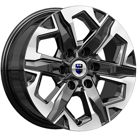 Тейт (КС1050) 7.500xR17 6x114.3 DIA66.1 ET30 алмаз черный