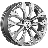 Литые диски Морейн (КС1046) 6.500xR17 5x100 DIA57.1 ET38 дарк платинум для Audi A1 Sportback
