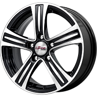 Литые диски S.U. (КС691) 6.000xR15 5x108 DIA67.1 ET43 Блэк Джек для Volvo S40
