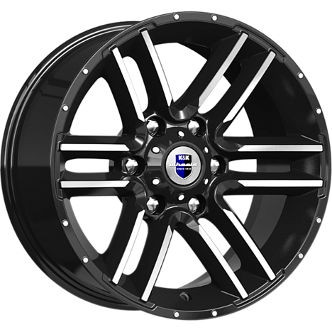 Алгама (КС762) 8.000xR17 6x139.7 DIA106.1 ET-10 алмаз черный