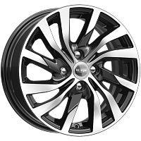Литые диски КС882 (ZV 15_Rio II) (КС882) 6.000xR15 4x100 DIA54.1 ET46 алмаз черный для KIA Rio