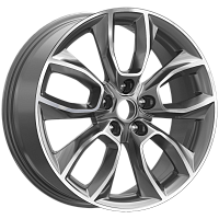 Литые диски КР001 (18_Kodiaq) (КР001) 7.000xR18 5x112 DIA57.1 ET43 Diamond gloss graphite для Audi
