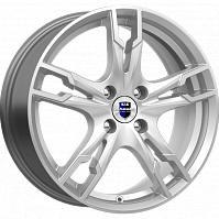 Литые диски Солар (КС875) 7.000xR17 4x100 DIA67.1 ET38 сильвер SK