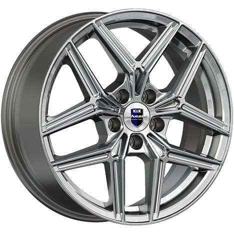 Юнион (КС1025) 7.000xR17 5x112 DIA57.1 ET40 дарк платинум