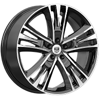 Литые диски Атлас (КС661М) 8.500xR20 5x114.3 DIA66.1 ET40 алмаз черный