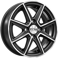Литые диски Чили (КС1240) 5.500xR14 4x100 DIA60.1 ET43 Блэк Джек для Peugeot 306