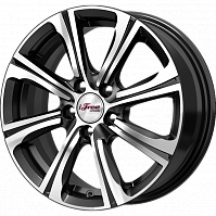 Литые диски Апероль (КС862) 6.000xR15 5x100 DIA57.1 ET38 Блэк Джек для Toyota Opa