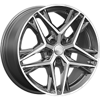 Литые диски Челси (КЛ1100) 8.000xR18 5x114.3 DIA67.1 ET38 алмаз графит для KIA Seltos