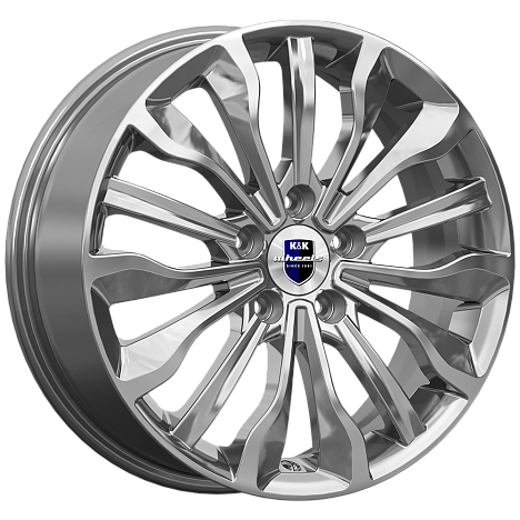 Атакама (КС756) 6.500xR17 5x114.3 DIA67.1 ET45 дарк платинум Атакама (КС756) 6.500xR17 5x114.3 DIA67.1 ET45 дарк платинум