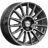 Литые диски Азур (КС1052) 6.500xR16 5x100 DIA57.1 ET38 Блэк Джек для Chrysler Stratus Cabrio