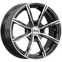 Литые диски Калибр (КС1117) 6.000xR15 4x98 DIA58.5 ET33 Блэк Джек для Datsun On-Do