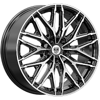 Литые диски Клермон (КС1156) 8.000xR19 5x112 DIA66.6 ET27 алмаз черный для Volkswagen