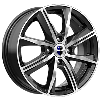 Литые диски Арнар-оригинал(КС890) (КС890) 6.000xR15 4x100 DIA60.1 ET50 алмаз черный SK для Renault Modus